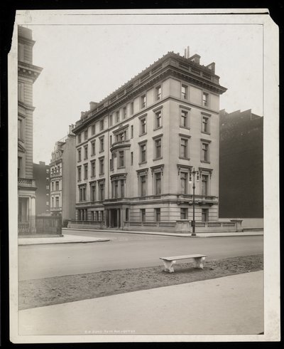 The B.N. Duke residence at 5th Avenue and East 89th Street, New York, 1921 by Byron Company
